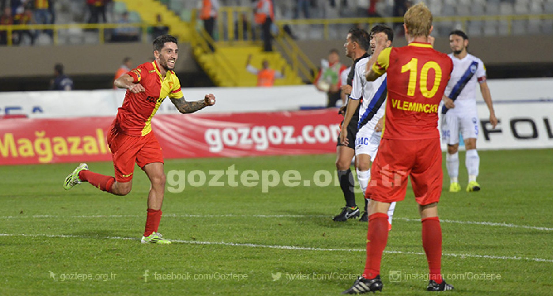 Göztepemiz içerde  kazandı.